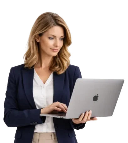 Osoba techniczna z laptopem