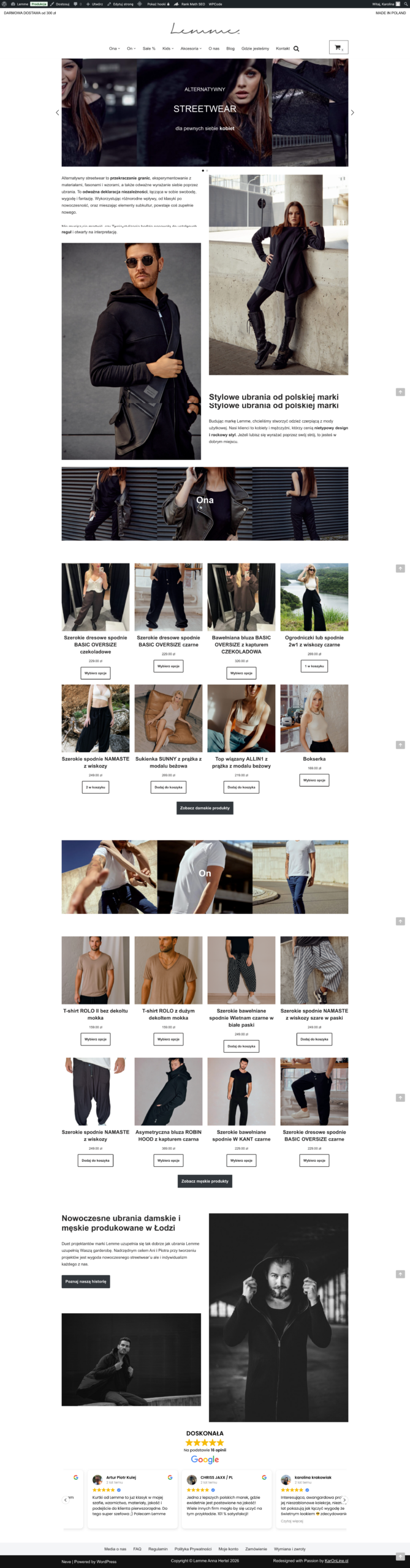 Naprawa i Przebudowa: Butik Lemme