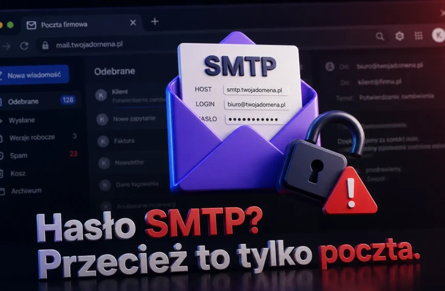 Hasło SMTP? Przecież to tylko poczta.