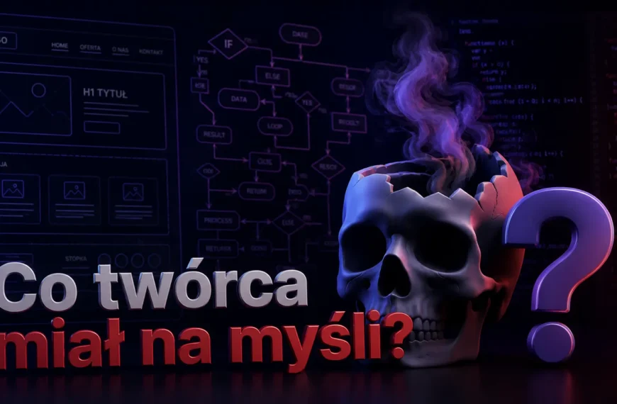 Najwięcej czasu zajęło zrozumienie, dlaczego autor strony zrobił to właśnie w taki sposób